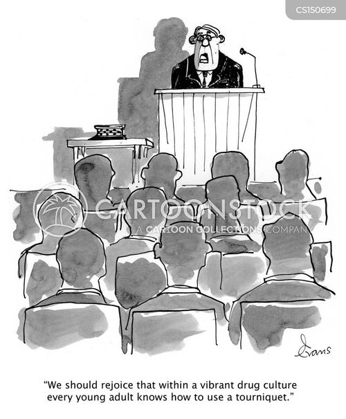 Junkies Cartoons and Comics funny pictures from CartoonStock