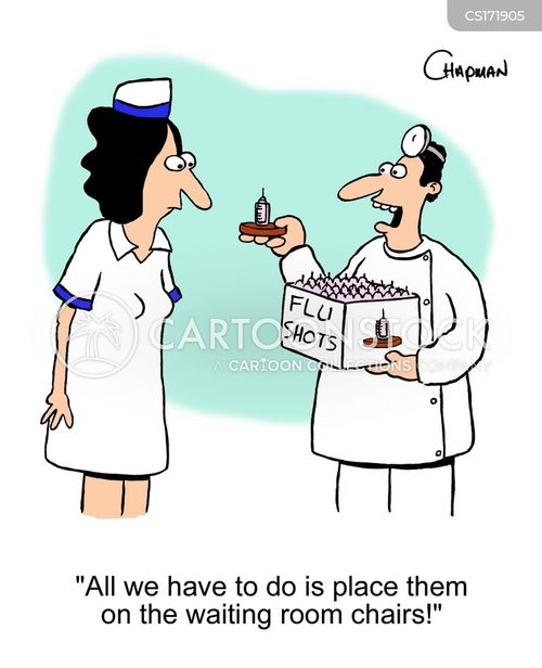 Flu Shot Cartoons and Comics - funny pictures from CartoonStock