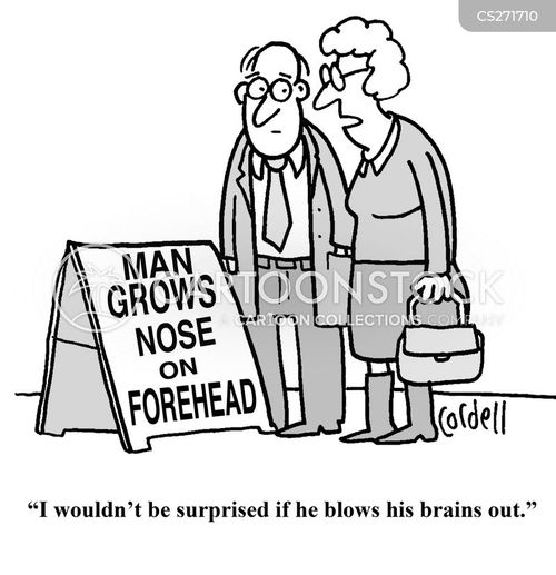 Nose Blowing Cartoons and Comics funny pictures from CartoonStock