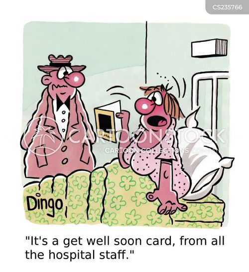 Get Well Soon Card Cartoons and Comics - funny pictures from CartoonStock