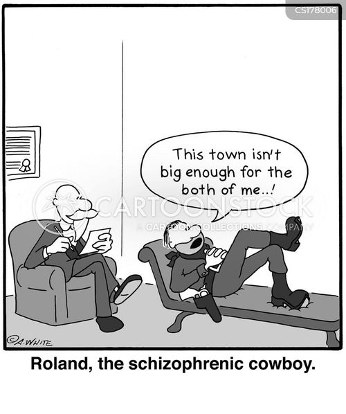 Schizophrenia Cartoons and Comics funny pictures from CartoonStock