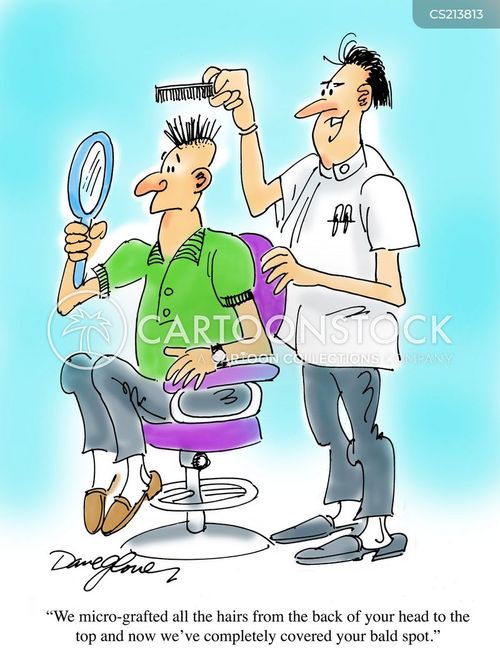 Hair Plugs Cartoons and Comics funny pictures from Hair Plugs Cartoons and Comics funny pictures from