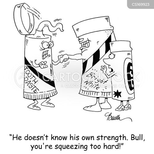 Toothpaste Cartoons and Comics funny pictures from CartoonStock