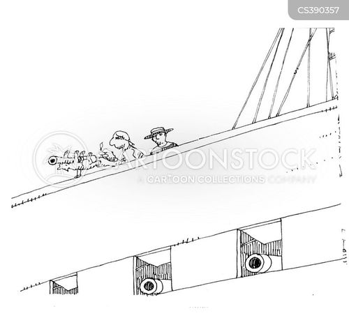 cat being chased in submarine cartoon