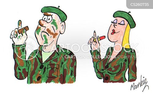 Green Beret Cartoons and Comics - funny pictures from CartoonStock