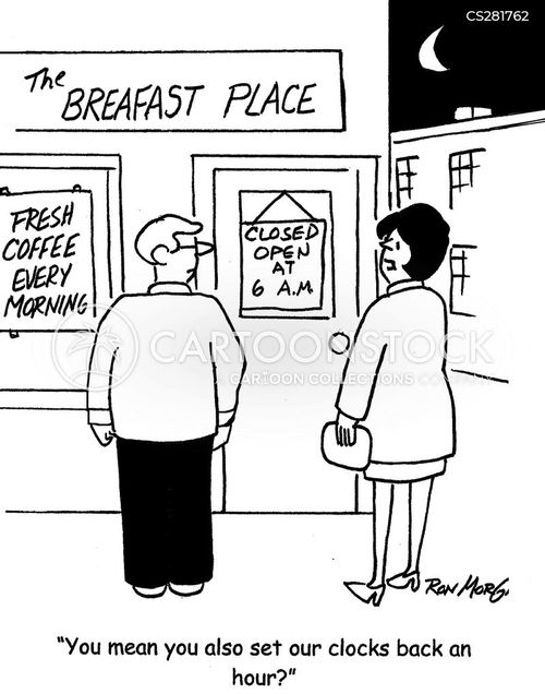 Clocks Changing Cartoons and Comics funny pictures from CartoonStock