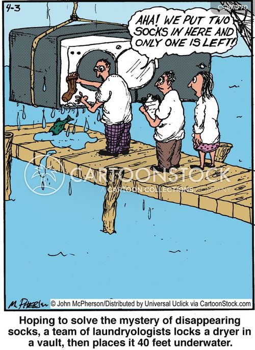 Missing Sock Cartoons and Comics funny pictures from CartoonStock