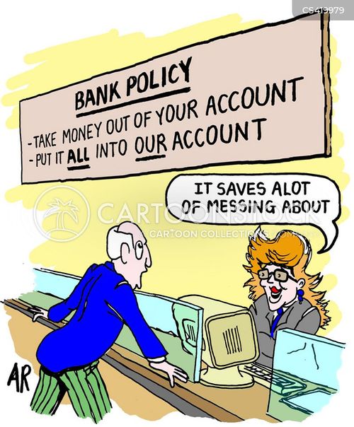 Banking Policy Cartoons And Comics - Funny Pictures From CartoonStock