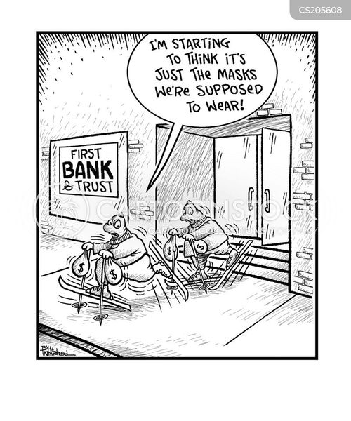 Skimasks Cartoons and Comics funny pictures from CartoonStock