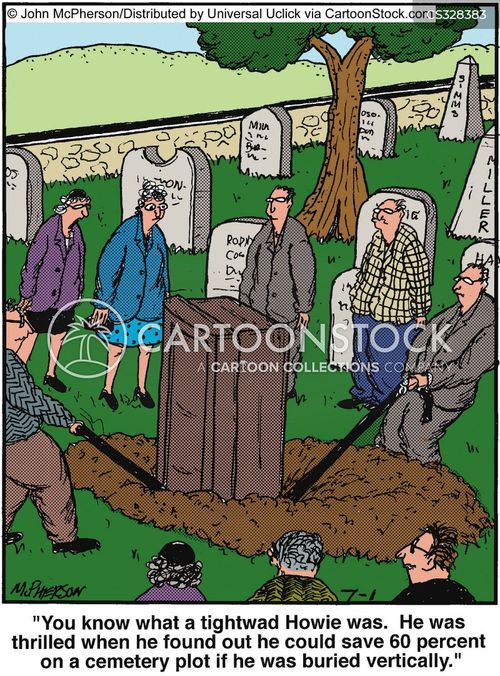 Tightwad Cartoons and Comics funny pictures from CartoonStock