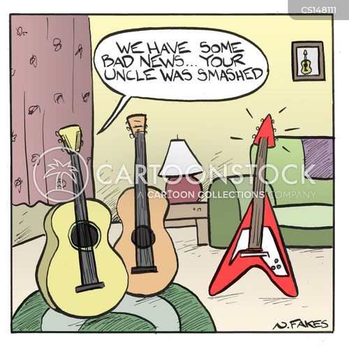 Acoustic Guitars Cartoons and Comics funny pictures from CartoonStock