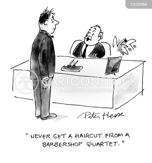 Barber Shop Quartet Cartoons and Comics funny pictures from CartoonStock