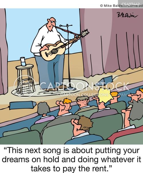 Songwriter Cartoons and Comics funny pictures from CartoonStock