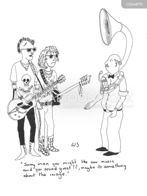 Horn Players Cartoons and Comics funny pictures from CartoonStock