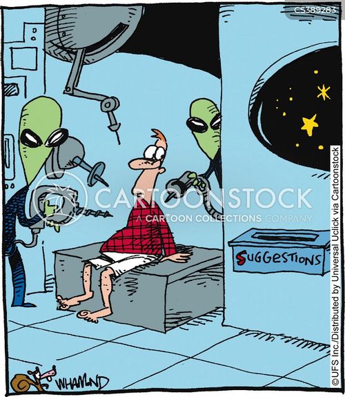 Cartoon Ufo Abduction