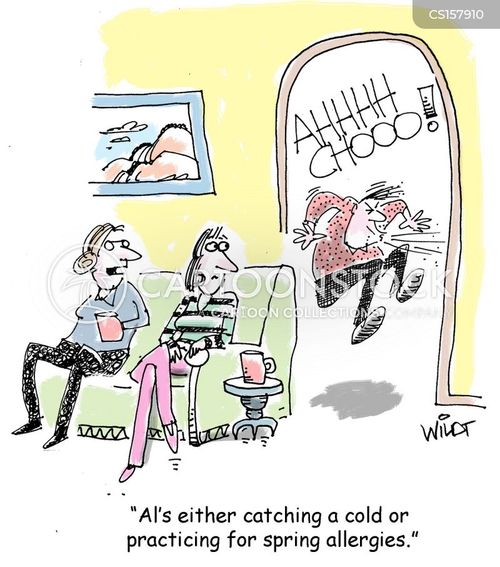 Catching A Cold Cartoons and Comics funny pictures from CartoonStock