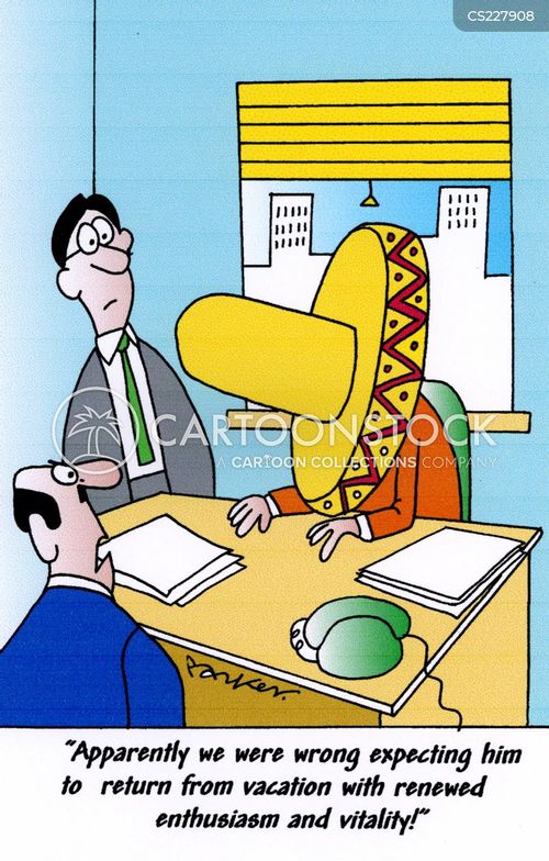 Timeoff Cartoons and Comics funny pictures from CartoonStock