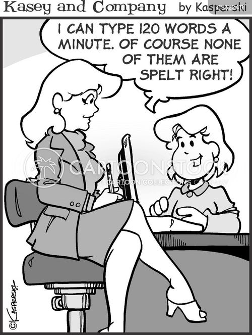 Typing Speed Cartoons and Comics - funny pictures from CartoonStock