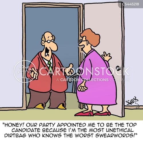 Party Nominations Cartoons and Comics funny pictures from CartoonStock