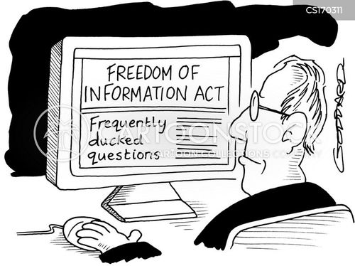 Freedom Of Information Cartoons And Comics Funny Pictures From Cartoonstock