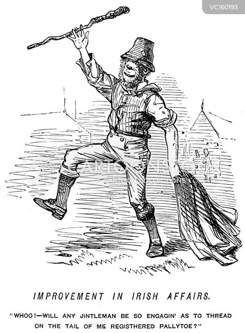 Irish Famine Vintage and Historic Cartoons