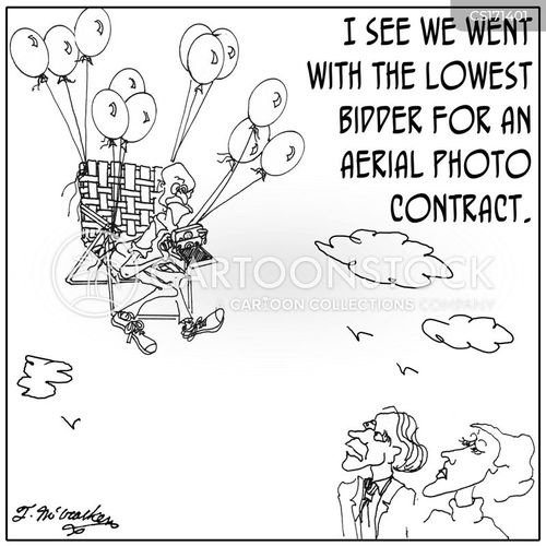 Low Bid Cartoons and Comics - funny pictures from CartoonStock