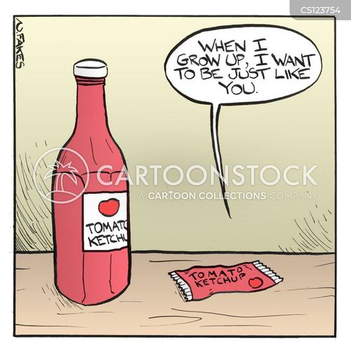 Tomato Ketchup Cartoons and Comics funny pictures from CartoonStock