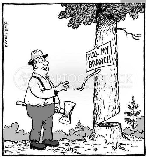 Lumberjacks Cartoons and Comics funny pictures from CartoonStock