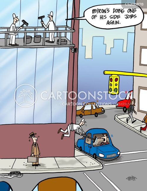 Car Window Cartoons and Comics funny pictures from CartoonStock