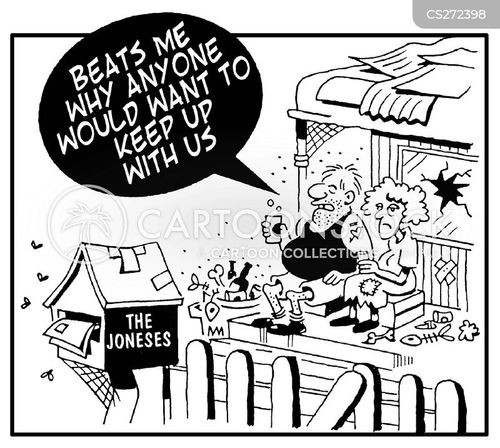 Keeping Up With The Joneses Cartoons And Comics Funny Pictures From Cartoonstock
