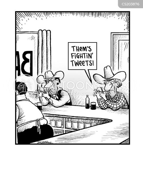 Bar Fights Cartoons and Comics funny pictures from CartoonStock