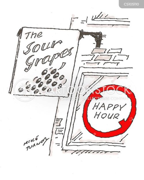 Sour Grapes Cartoons and Comics funny pictures from CartoonStock