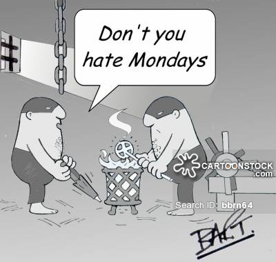 I Hate Mondays Cartoons and Comics - funny pictures from CartoonStock