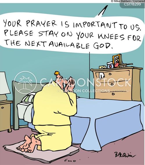 Saying A Prayer Cartoons and Comics - funny pictures from CartoonStock