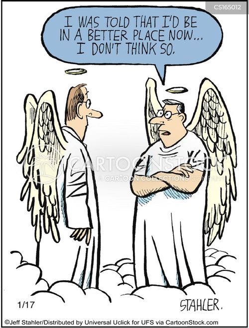 Angels Cartoons and Comics funny pictures from CartoonStock