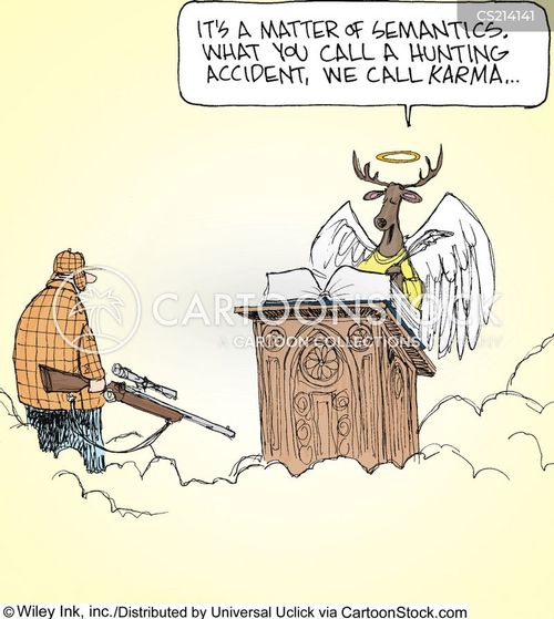 Hunting Accident Cartoons and Comics funny pictures from CartoonStock