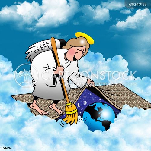 Swept Under The Rug Cartoons and Comics funny pictures from CartoonStock
