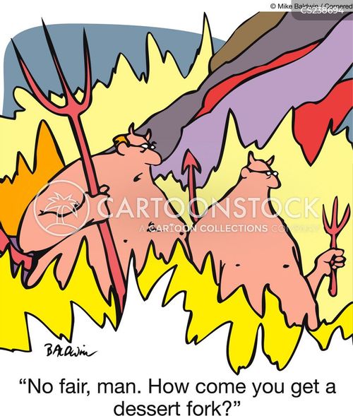 Pitchfork Cartoons and Comics funny pictures from CartoonStock