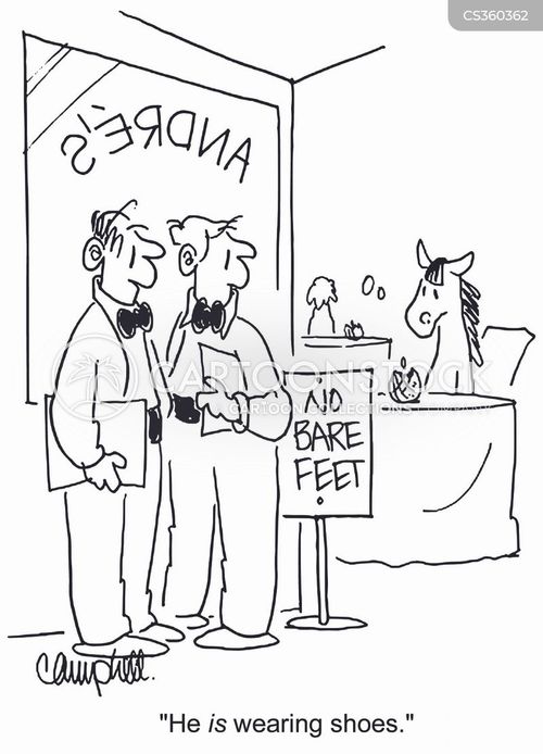 Horseshoe Cartoons and Comics funny pictures from CartoonStock