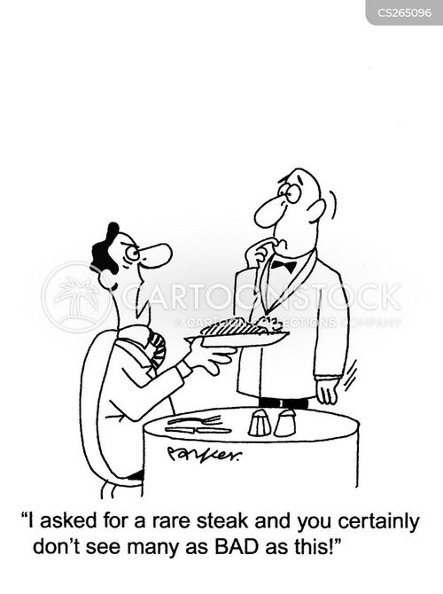 Food Complaints Cartoons and Comics funny pictures from CartoonStock