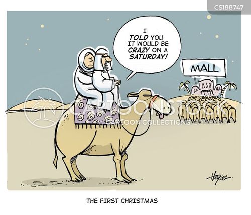 Christmas Shopping Cartoons and Comics - funny pictures from CartoonStock