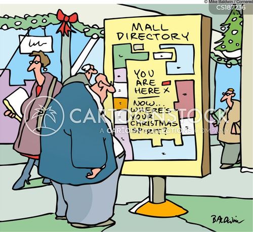 Christmas Shopping Cartoons and Comics - funny pictures from CartoonStock