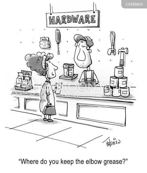 Elbow Grease Cartoons and Comics funny pictures from CartoonStock