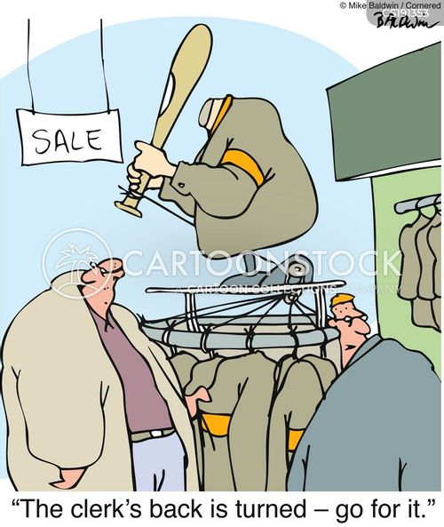Shoplifting Cartoons And Comics Funny Pictures From Cartoonstock