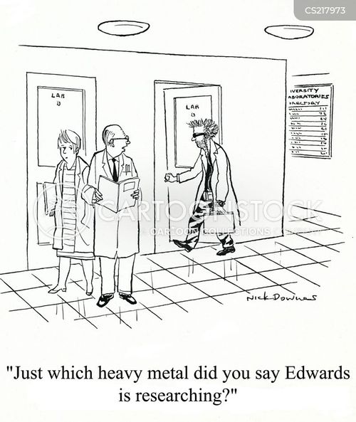 Heavy Metal Band Cartoons and Comics funny pictures from CartoonStock