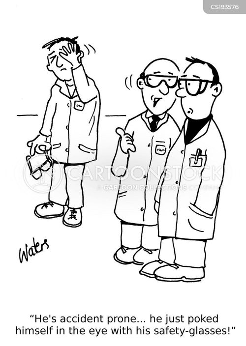 Safety Glasses Cartoons and Comics funny pictures from CartoonStock