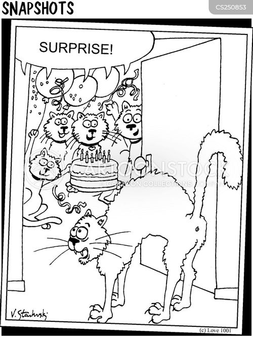 Surprise Birthday Party Cartoons And Comics Funny