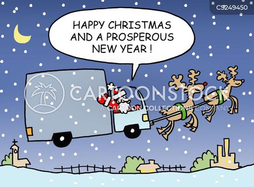 Christmas Greetings Cartoons and Comics - funny pictures from CartoonStock