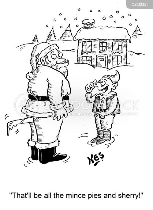 Mince Pies Cartoons and Comics funny pictures from CartoonStock