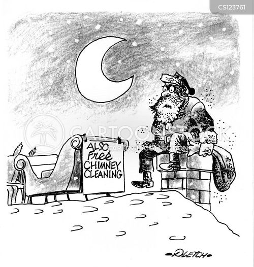 Chimney Cleaner Cartoons and Comics funny pictures from CartoonStock